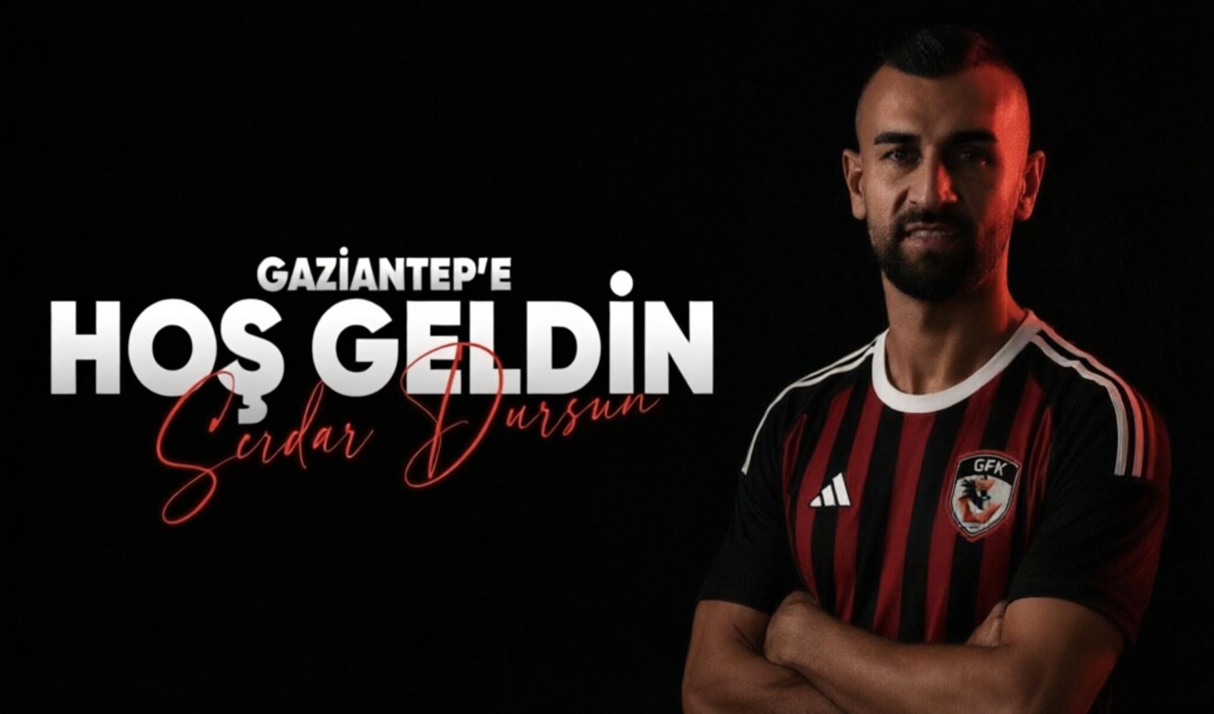 Gaziantep FK, milli futbolcu Serdar Dursun ile 1 yıllık sözleşme imzaladı