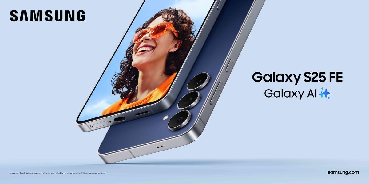Samsung Galaxy S25 FE ve Galaxy AI tanıtım görseli