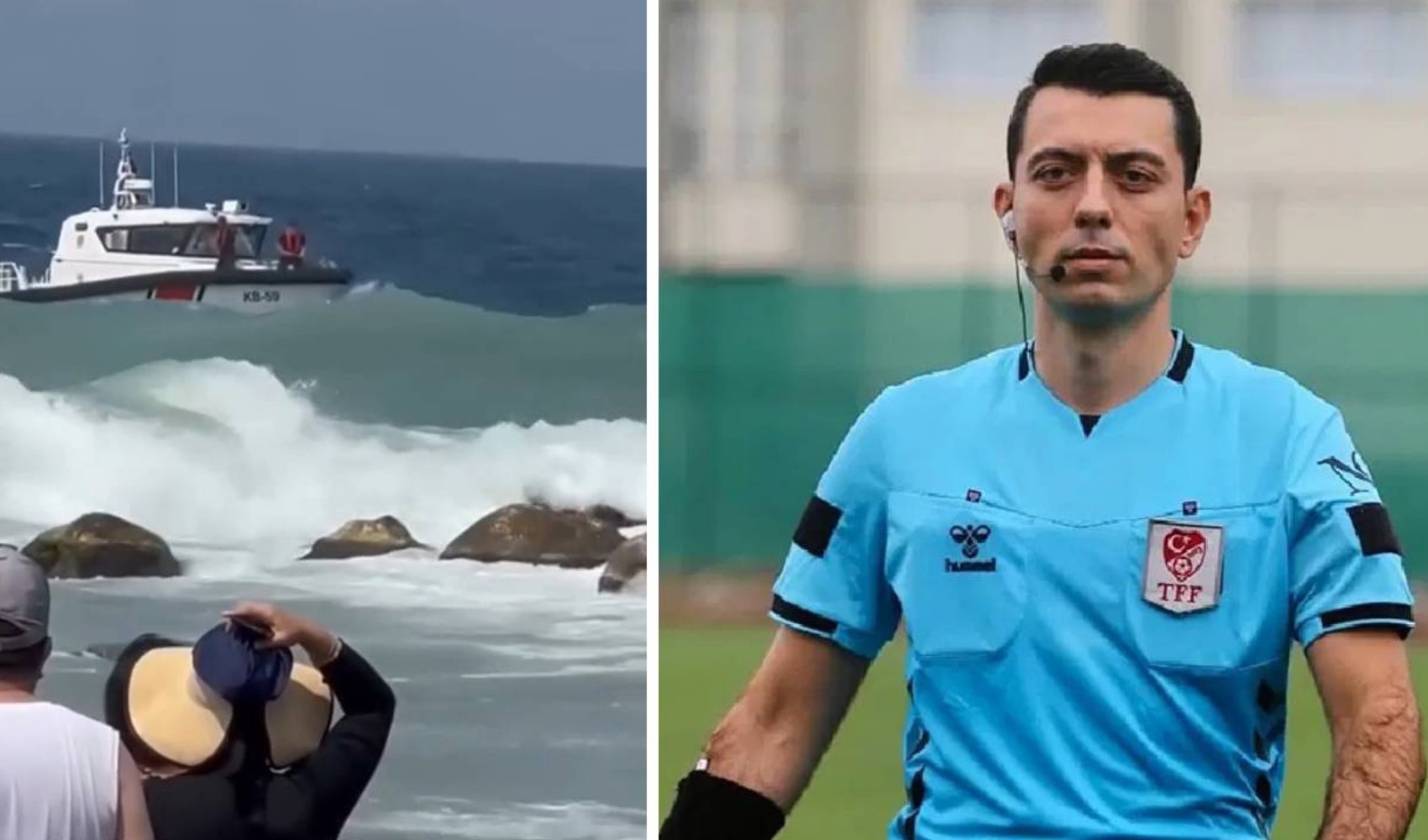 Yasağa rağmen denize girdi: Futbol hakemi hayatını kaybetti
