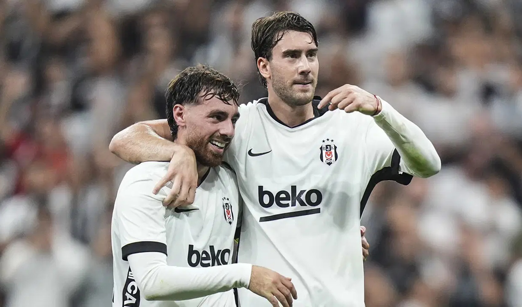 Dusan Vlahovic’in hat-trick’i İtalya’da gündem oldu: Beşiktaş’ta ilk gollerini Çorum FK’ye attı