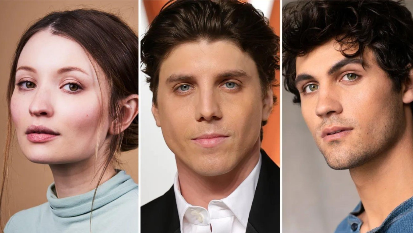 A collage consisting of portraits of three actors from the Prison Break: Black Creek cast.
