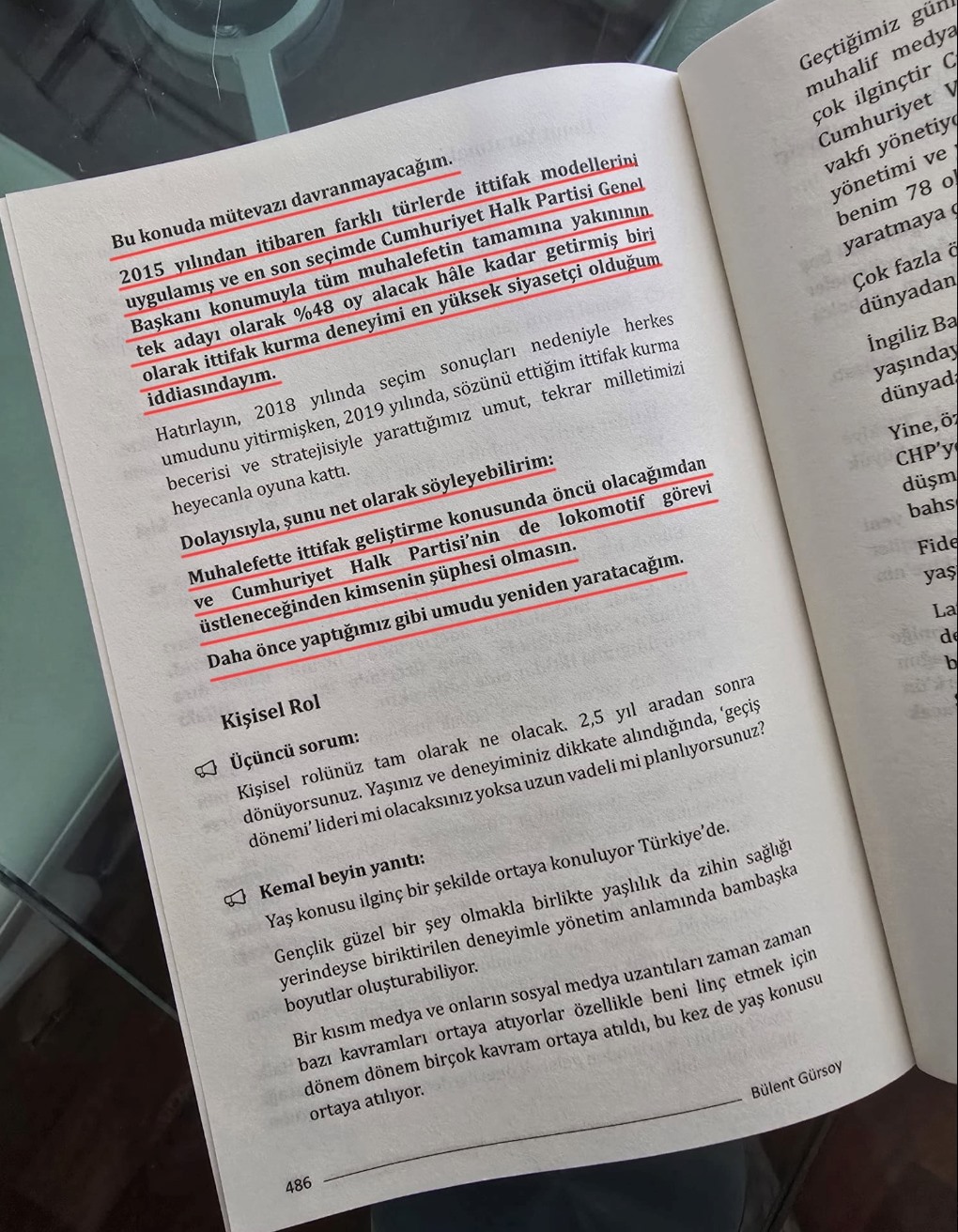 Mutlak Butlan - Yüzleşme kitabının açık bir sayfasında altı çizilmiş ifadeler yer alıyor.