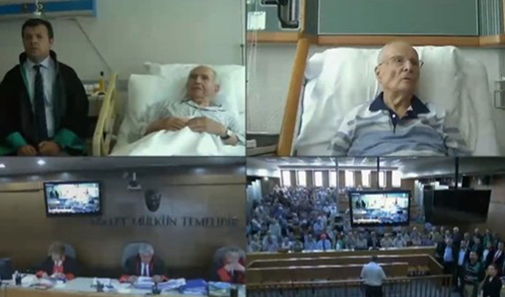 Salen a la luz las imágenes del momento en que Kenan Evren fue condenado