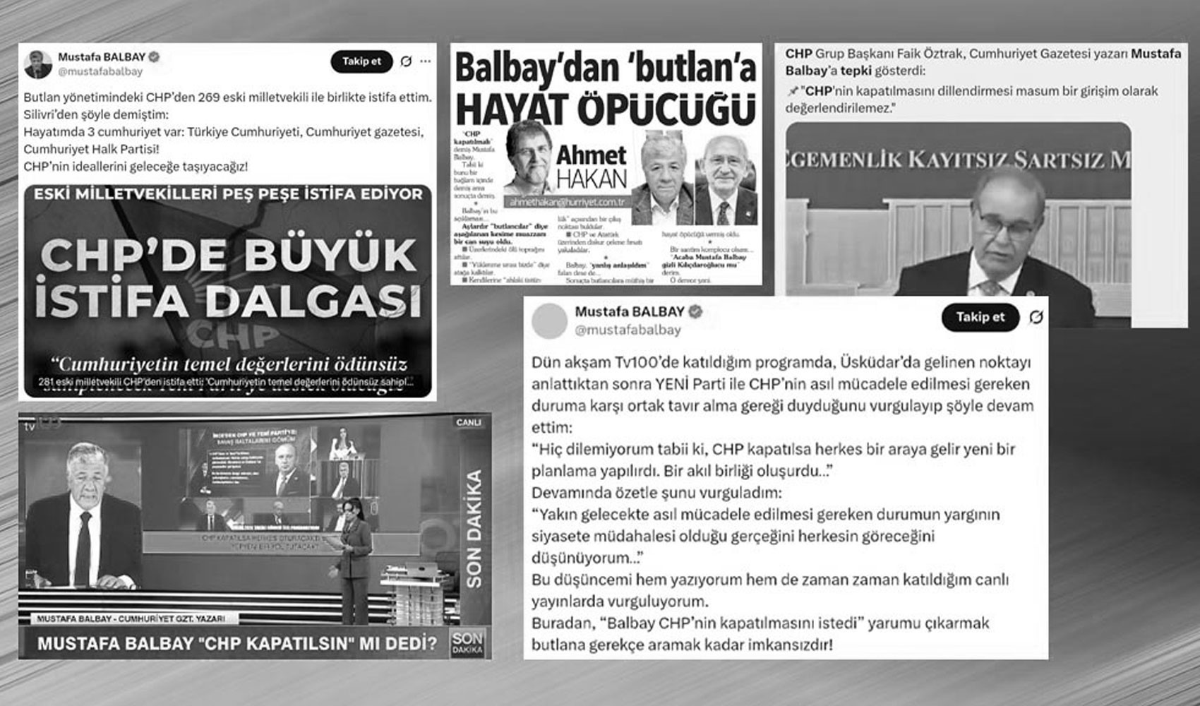 Sorun Balbay’ın sözleri değil kimliği