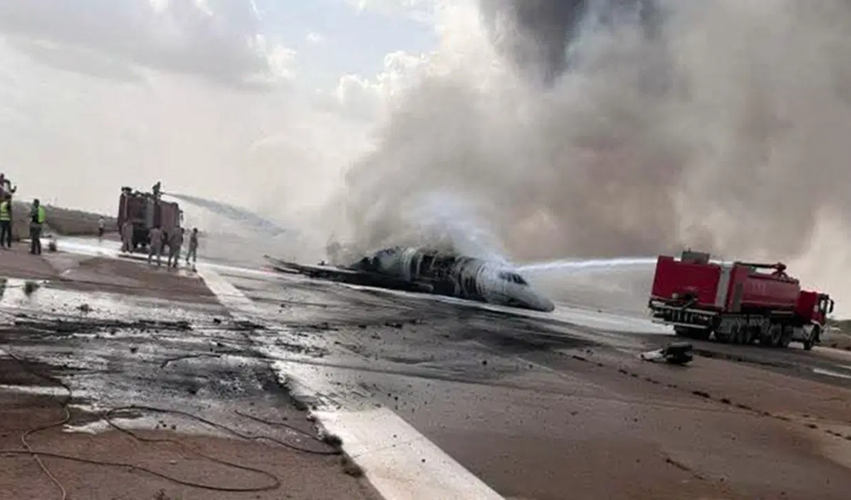 Hamdi Akın’a ait özel jet Libya’da kaza yaptı