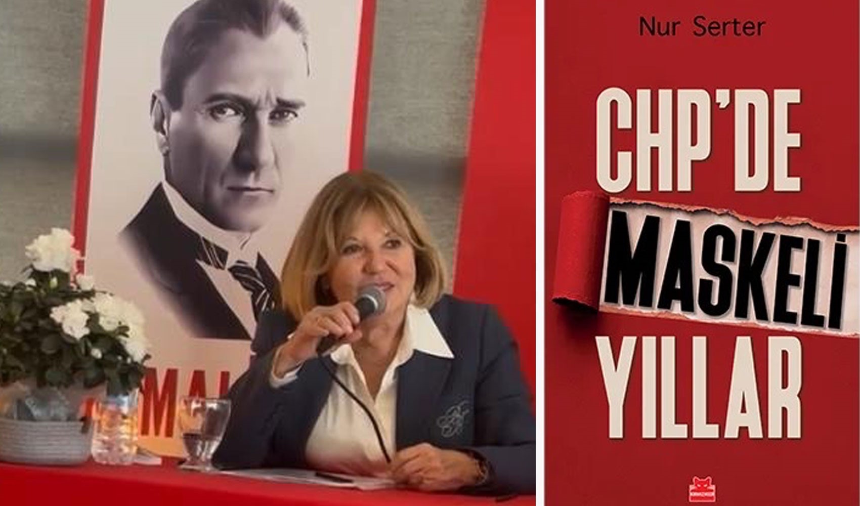 Maskierte Jahre in der CHP: 12punto-Autorin Nur Serter beschreibt den Wandel der CHP in ihrem Buch