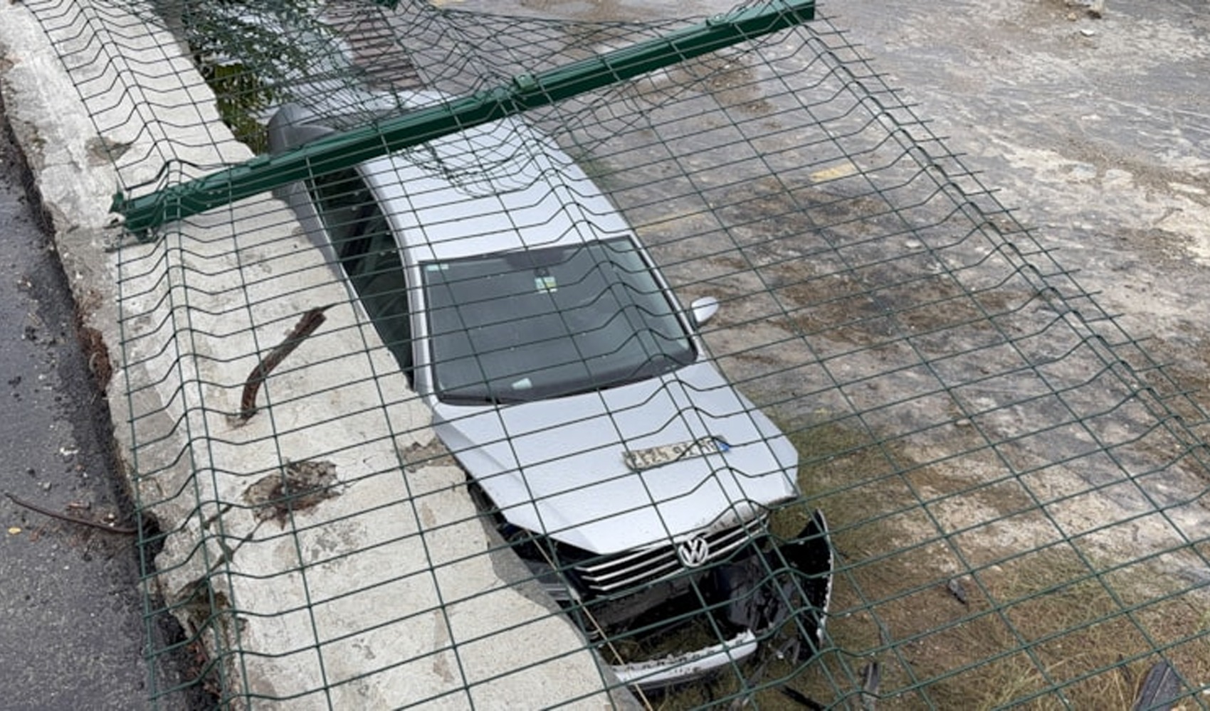 Park manevrası kazayla bitti