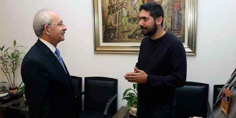 A photo of Kemal Kılıçdaroğlu and Erkan Çakır taken during a meeting.