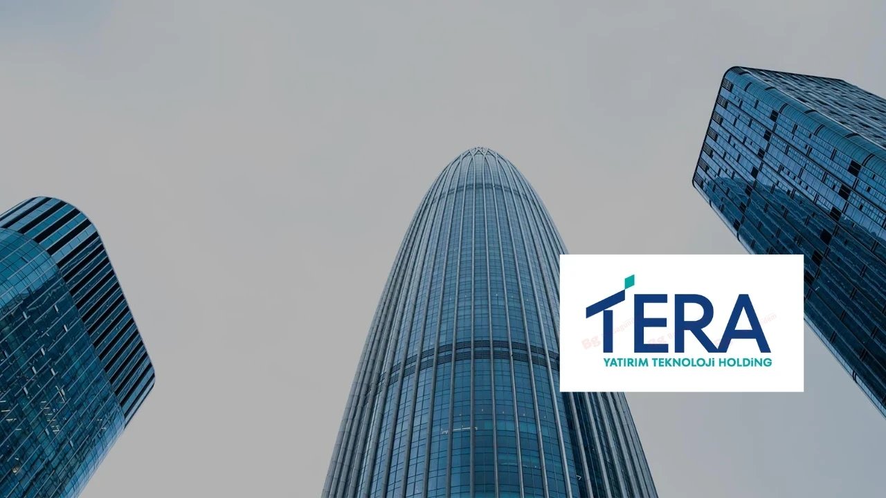 Tera logosu ve yüksek katlı binaların yer aldığı kurumsal görsel.