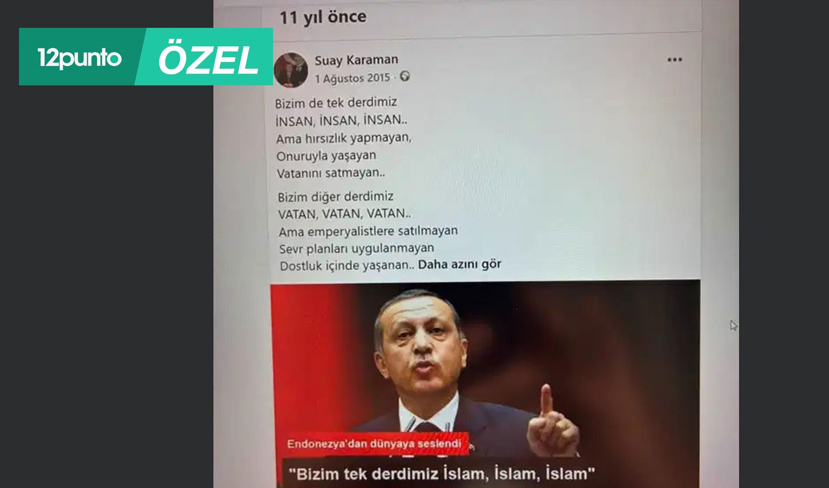 11 Yıl önceki paylaşıma dava açıldı: Cumhurbaşkanlığı avukatı: 'Sevr’ci Anlamı Çıkıyor' dedi