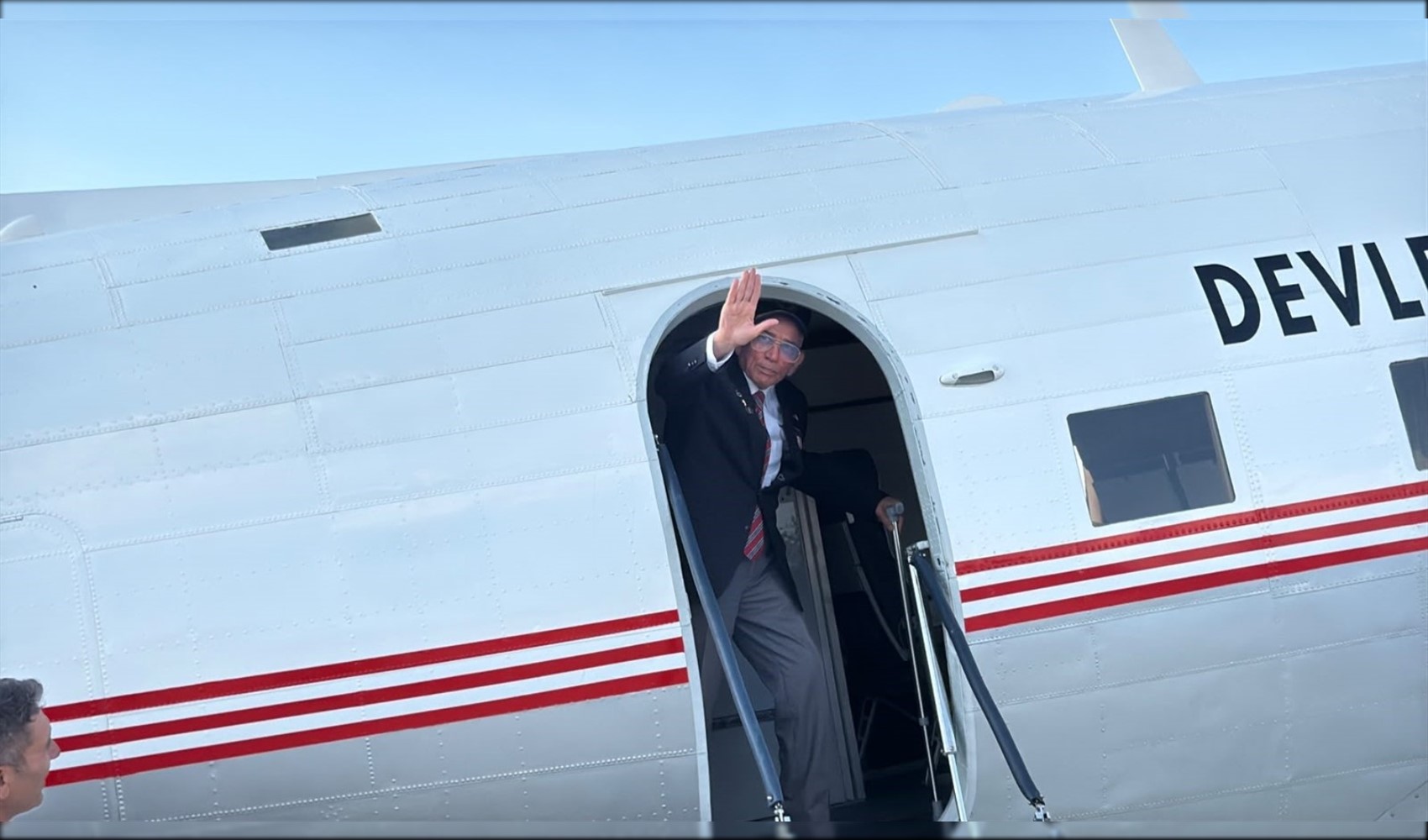 Cyprus veteran reunites with the legendary aircraft he calls his 'sweetheart'