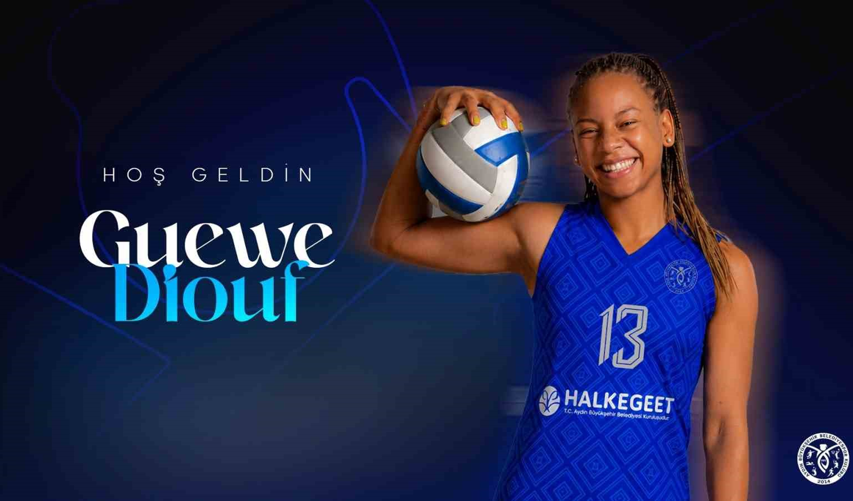 Aydın Büyükşehir Belediyespor firma un contrato de 1 año con la atacante francesa Guewe Diouf