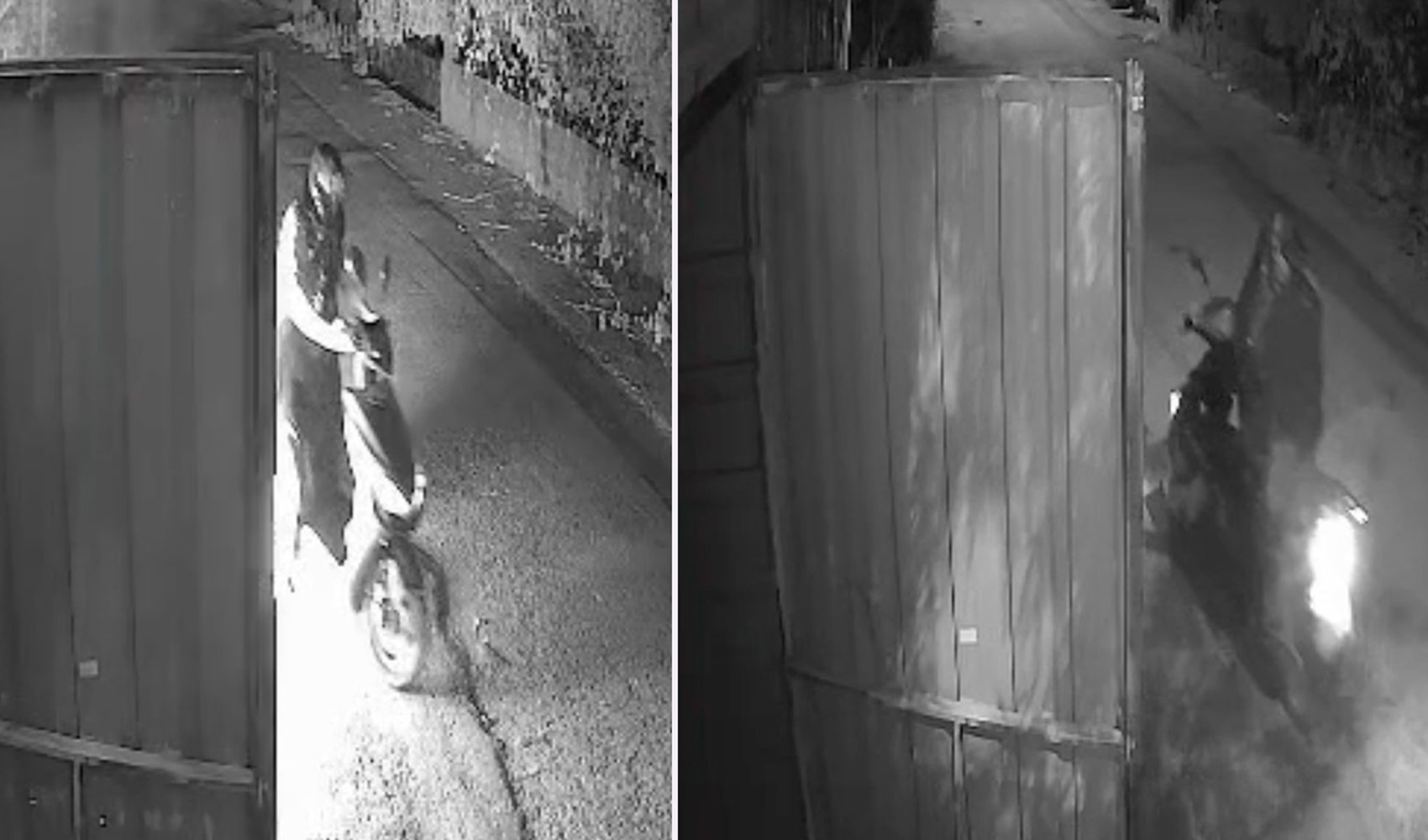 Suspect who set fire to garage in Antalya caught on camera: Arson confirmed