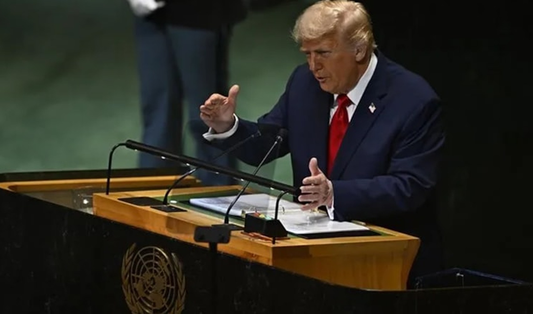 Trump’ın sözleri sonrası Küba heyeti salonu terk etti