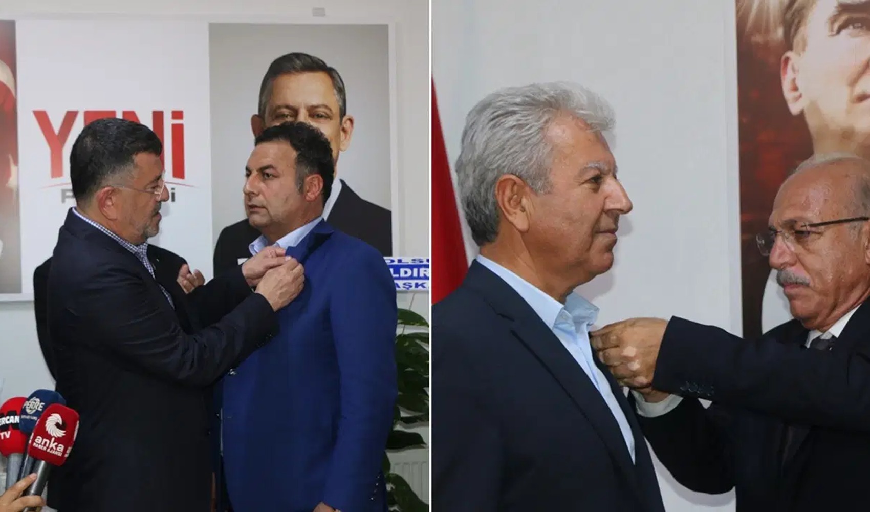 Bürgermeister von Gölbaşı und Şambayat in Adıyaman treten der YENİ Parti bei