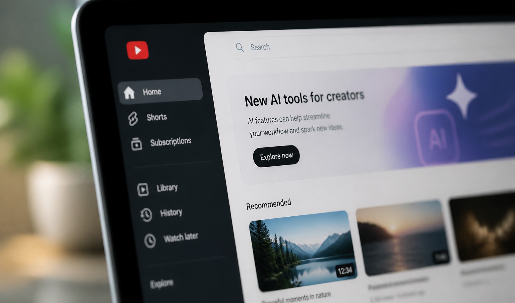 YouTube, yapay zeka destekli yeni araçlarını ve kişiselleştirilmiş akış özelliklerini duyurdu