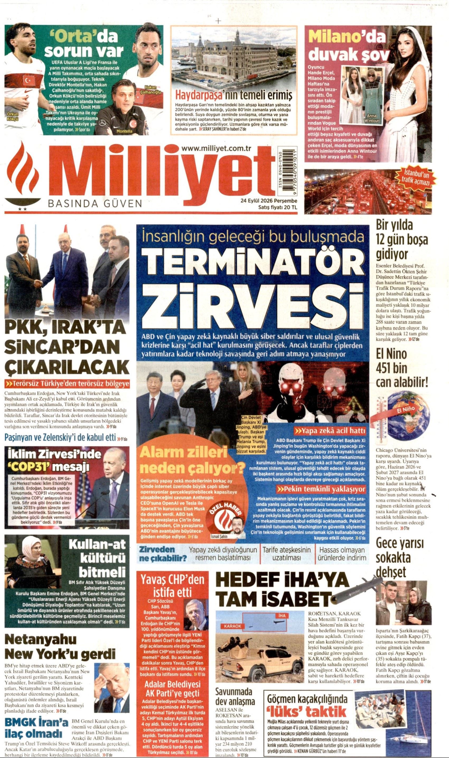 Gazeteler Mansur Yavaş'ın CHP'den istifasını nasıl gördü? (24 Eylül 2026 gazete manşetleri)