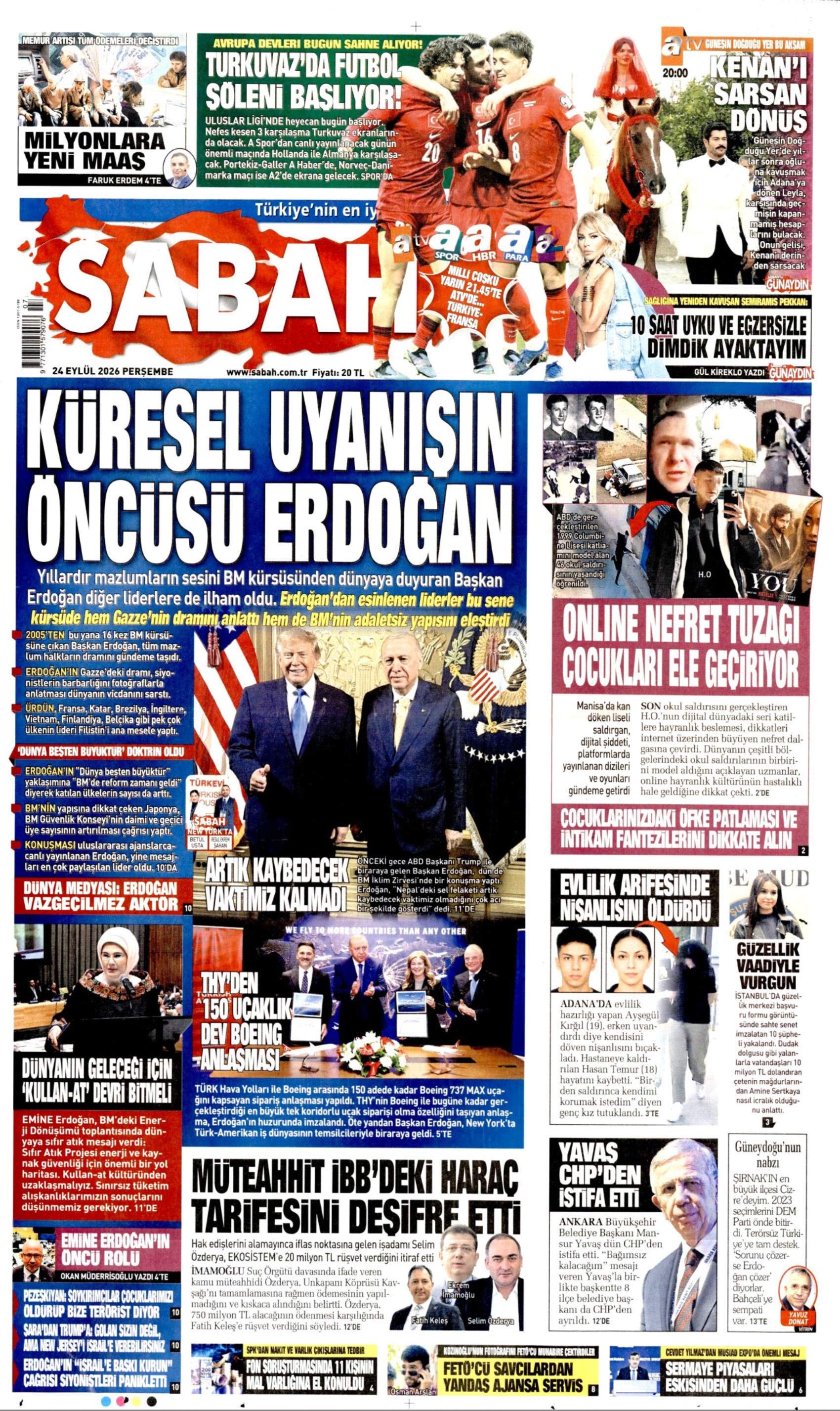 Gazeteler Mansur Yavaş'ın CHP'den istifasını nasıl gördü? (24 Eylül 2026 gazete manşetleri)