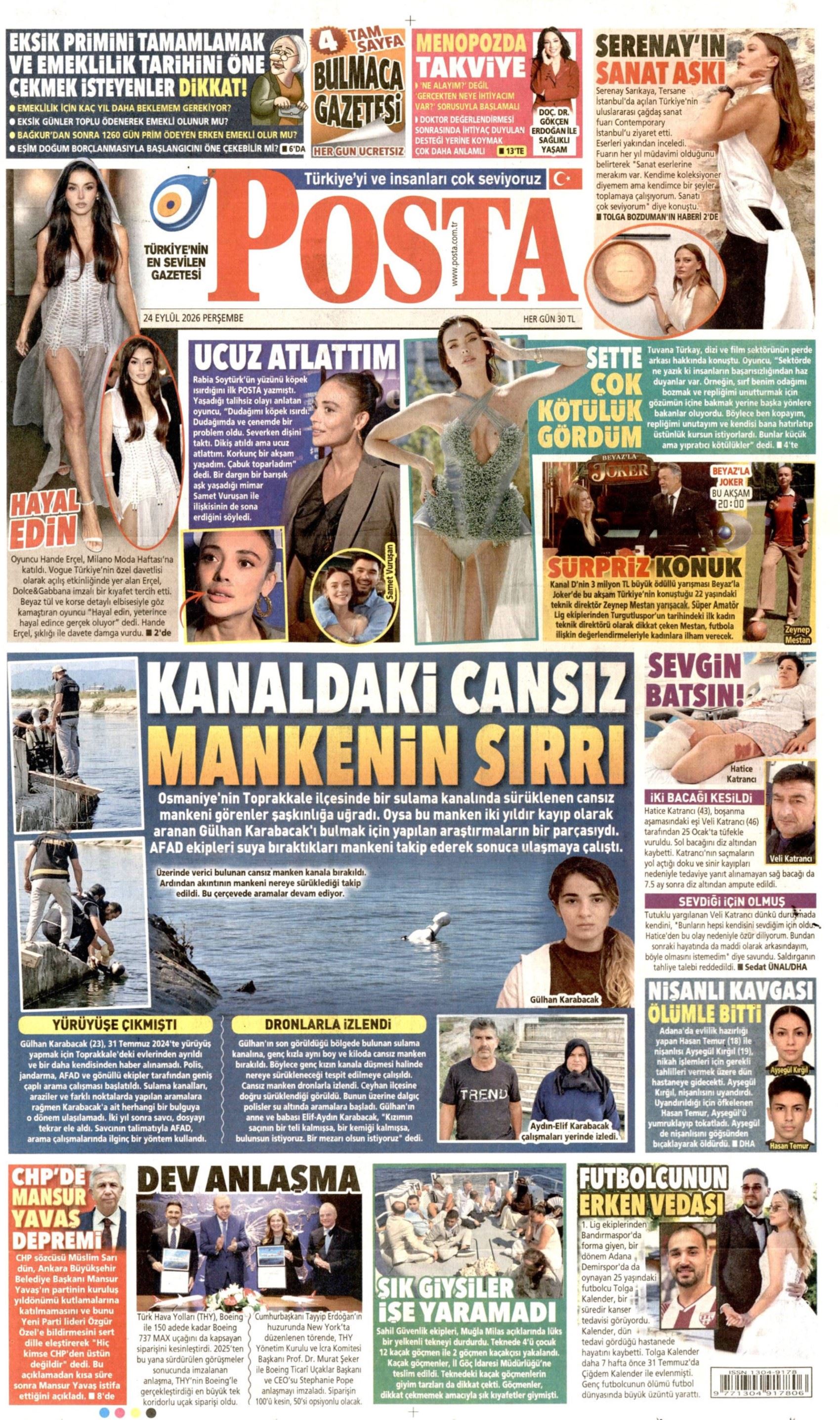 Gazeteler Mansur Yavaş'ın CHP'den istifasını nasıl gördü? (24 Eylül 2026 gazete manşetleri)