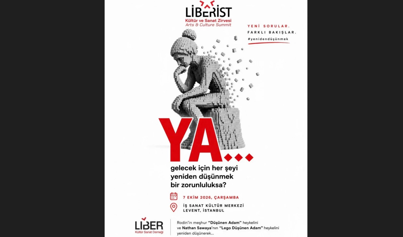 Sanat, bilim, edebiyat ve felsefe LİBERİST’26’da buluşacak