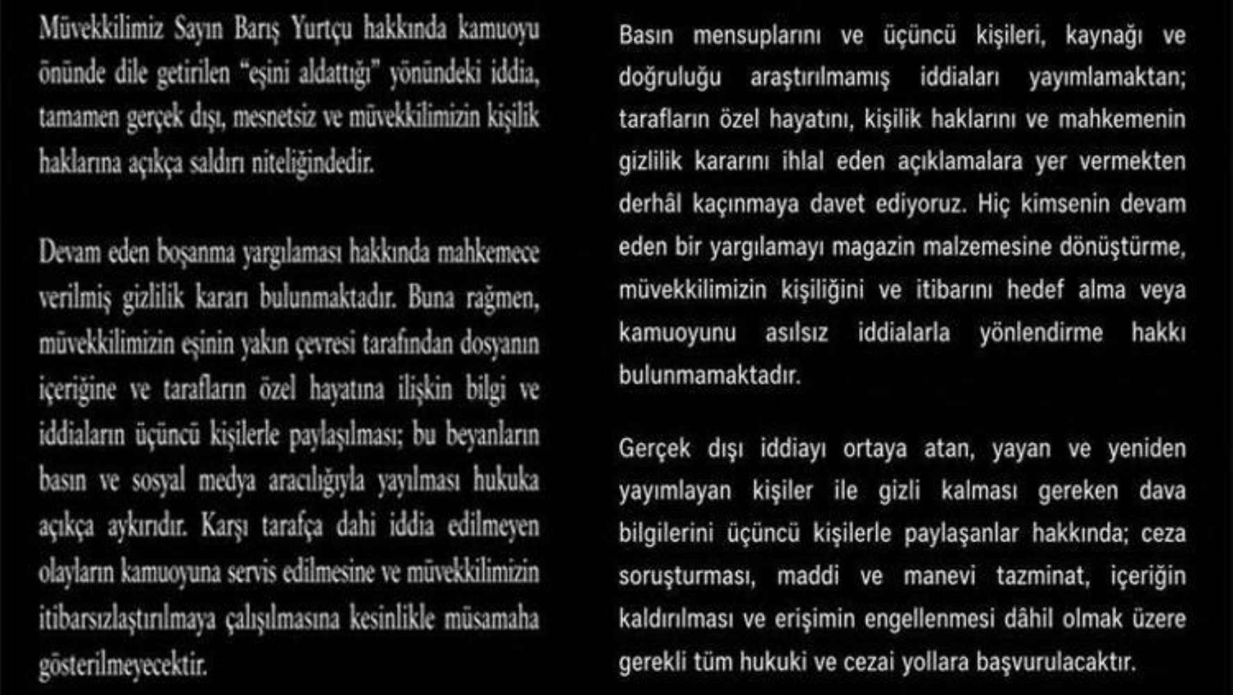 Deniz Baysals 7-jährige Ehe endete in einer Sitzung! Barış Yurtçu reagiert auf Betrugsvorwürfe