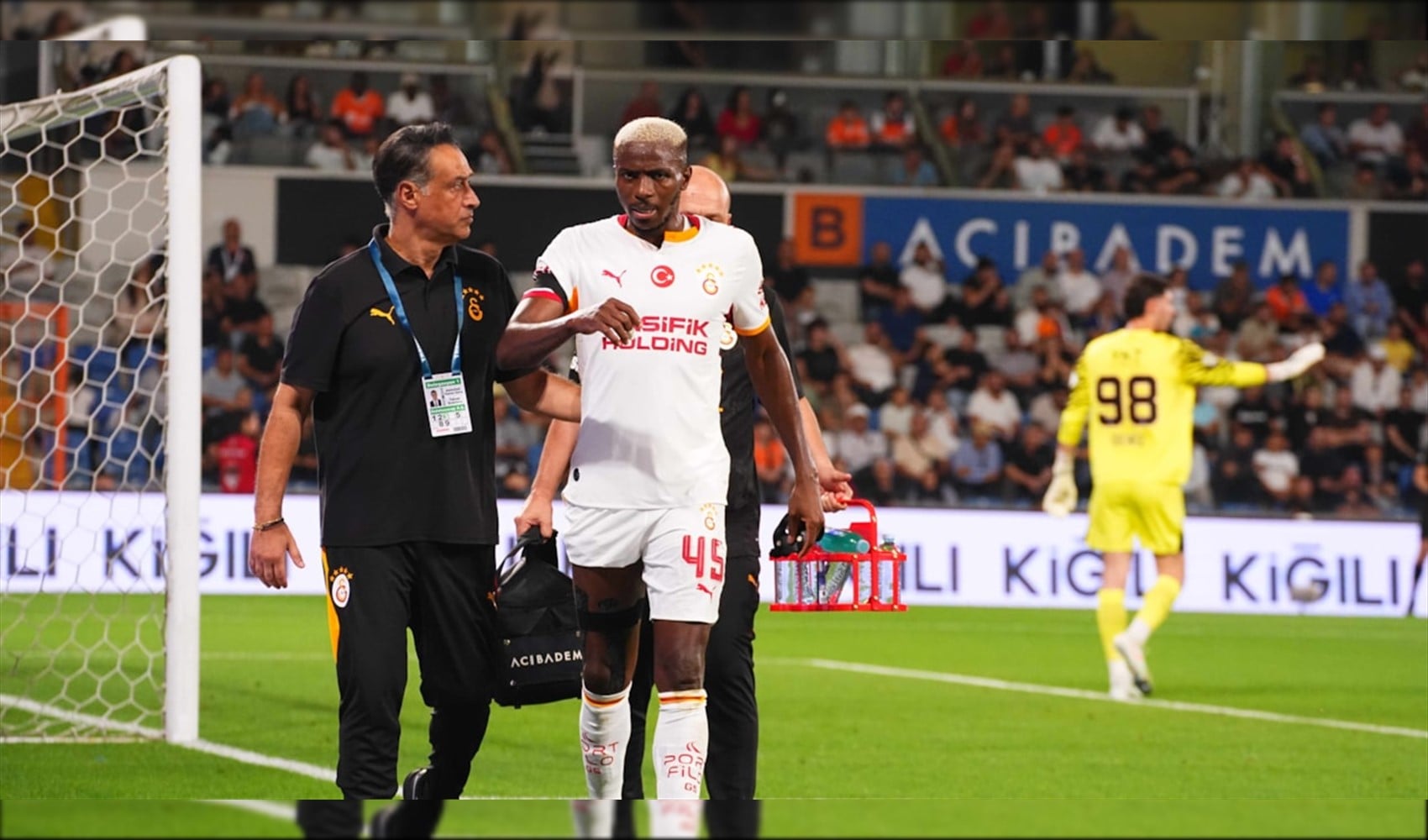 Galatasaray announces injury updates for Osimhen, Lemina, and Singo