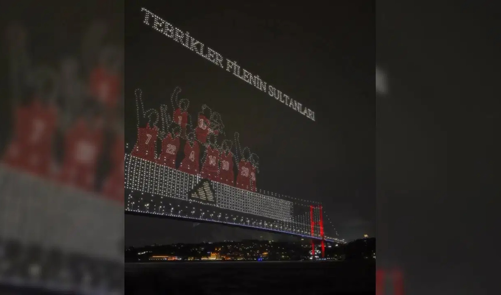 Spezielle Drohnenshow für die „Filenin Sultanları“ in Istanbul!