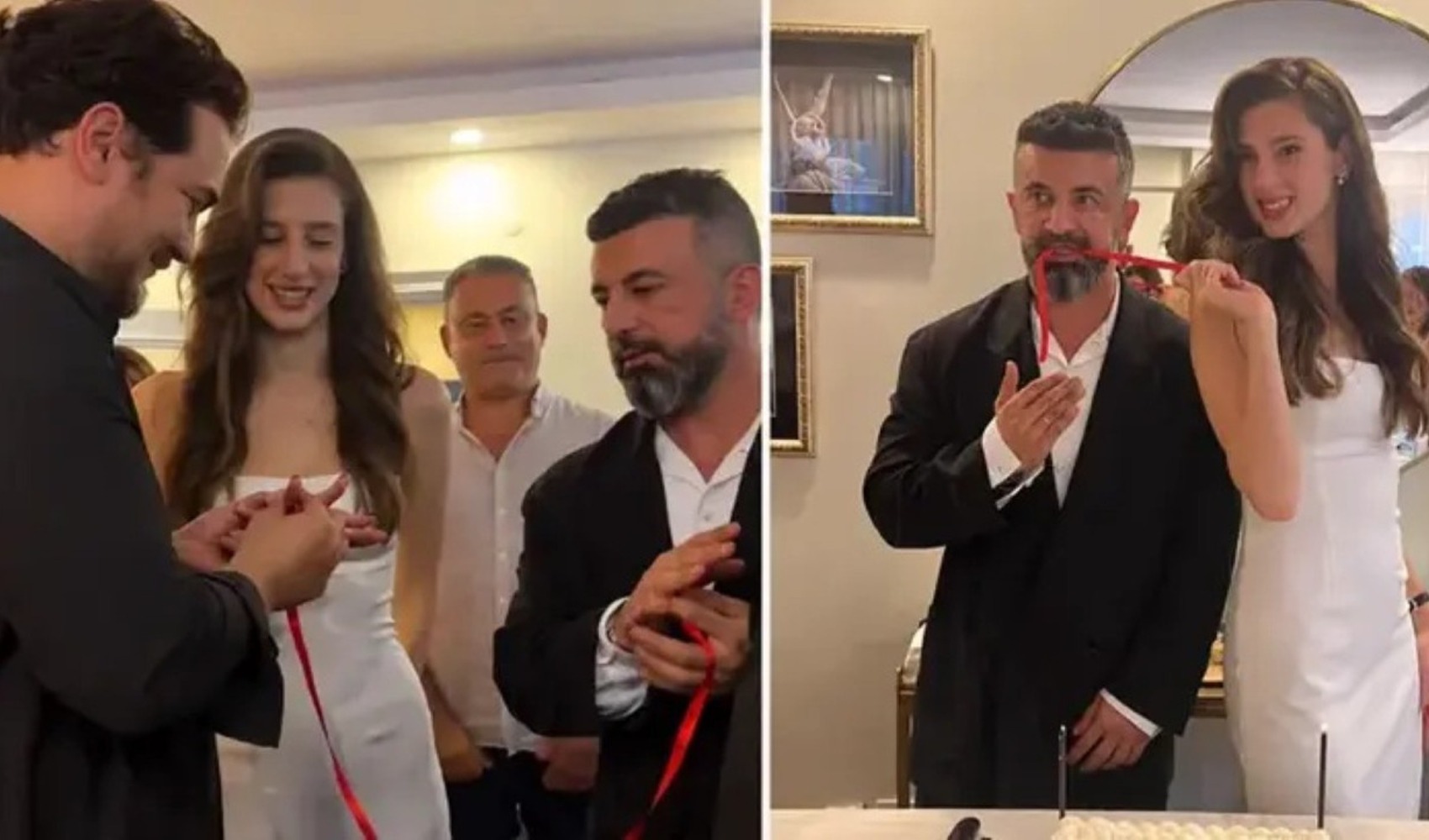 Itır Esen and Engin Aykanat get engaged: Çağatay Ulusoy puts on the rings