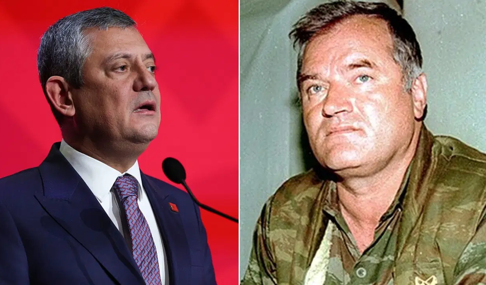 Özgür Özel reacts to Ratko Mladić being buried with military honors